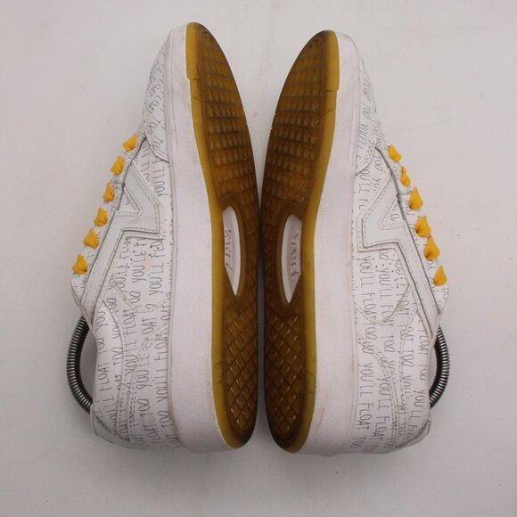 VANS House of Terror IT Shoes Men's 8.5 Women's 10 Pennywise White Sneakers - Picture 6 of 10